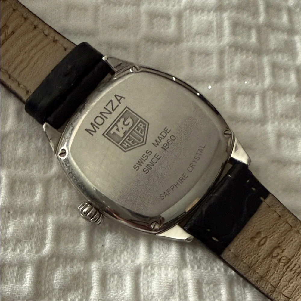 Men’s Tag Monza Watch with Leather Strap - Picture 3 of 6